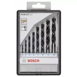 Sada spirálových vrtáků do dřeva Robust Line, 8dílná 3; 4; 5; 6; 7; 8; 9; 10 mm Bosch 2607010533