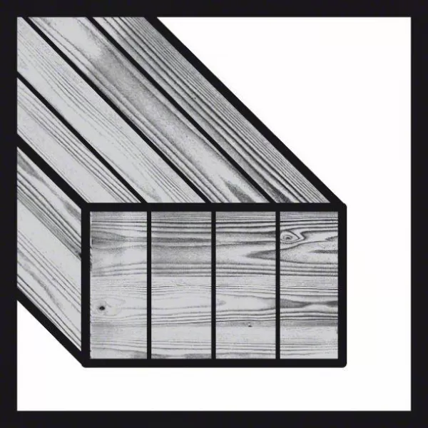 Sada brusných pásů, 3dílná 75 x 508 mm, 60 Bosch