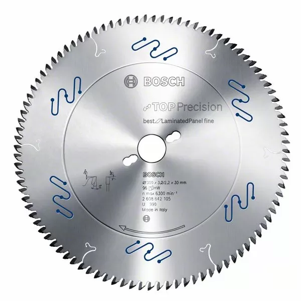 Pilový kotouč do okružních pil Top Precision Best for Laminated Panel Fine 300 x 30 x 3,2 mm, 96 Bosch