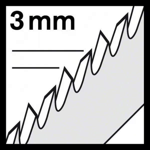 Pilový plátek do kmitací pily T 301 CD Clean for Wood Bosch