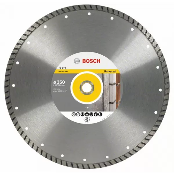 Diamantový dělicí kotouč Expert for Universal Turbo 350 x 20/25,4 x 2,2 x 12 mm Bosch 2608602580