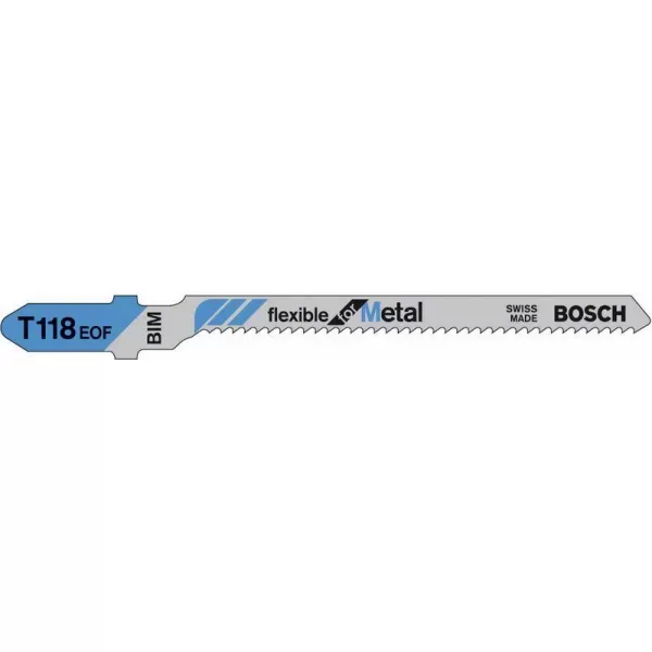 Pilový plátek do kmitací pily T 118 EOF Flexible for Metal Bosch