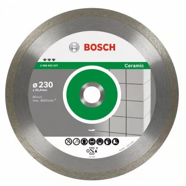 Diamantový dělicí kotouč Best for Ceramic 200 x 25,40 x 2,2 x 10 mm Bosch 2608602636