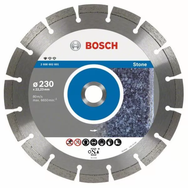 Diamantový dělicí kotouč Standard for Stone 125 x 22,23 x 1,6 x 10 mm Bosch 2608602598