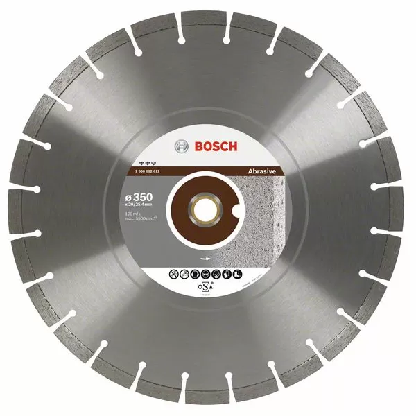 Diamantový dělicí kotouč Expert for Abrasive 400 x 20/25,4 x 3,2 x 12 mm Bosch 2608602613