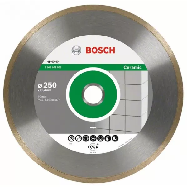 Diamantový dělicí kotouč Standard for Ceramic 230 x 25,40 x 1,6 x 7 mm Bosch 2608602538