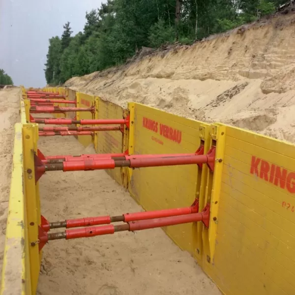 Lehký pažící box - základna KRINGS 3,5 x 2,4 KS 60