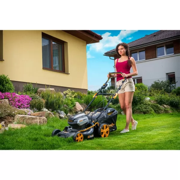 Aku sekačka s pojezdem 4v1 40V, bez aku Riwall PRO RALM 4640SPi