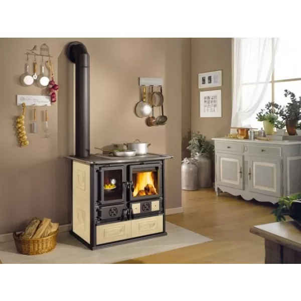 Krbový sporák bordo Nordica Rosa Reverse Sinistra