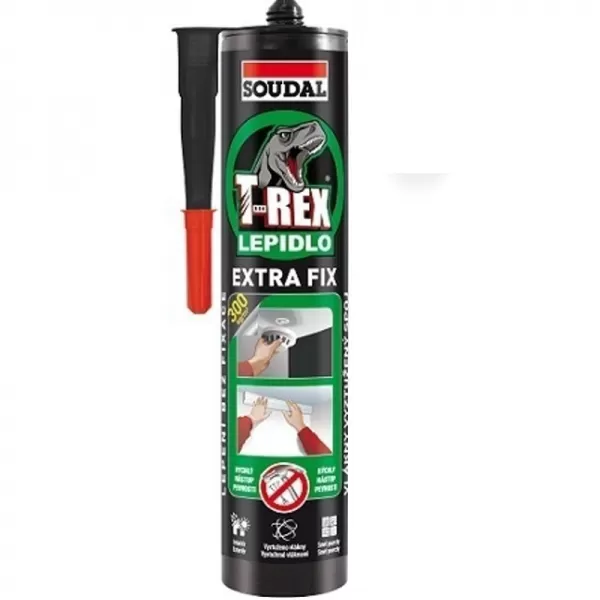 Lepidlo Soudal 380g T-REX EXTRA FIX