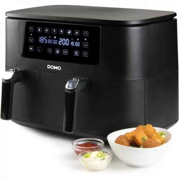 Dvojitá horkovzdušná fritéza 3+6 l DOMO DO546FR