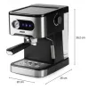 Espresso kávovar pákový - černý - DOMO DO1138K