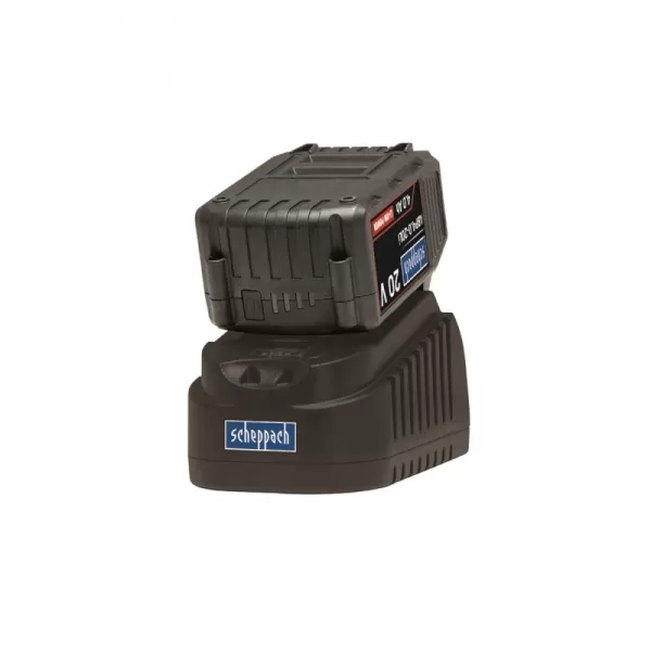 Set nabíječky 20 V 4 A a baterie 4 Ah Scheppach ABP4.0-20Li_KIT_B
