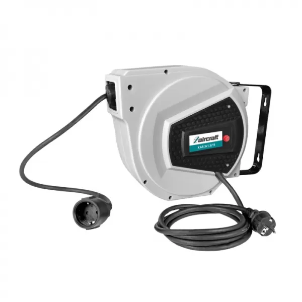 Navíjecí buben s kabelem Aircraft KAR 3x1,5 15 m