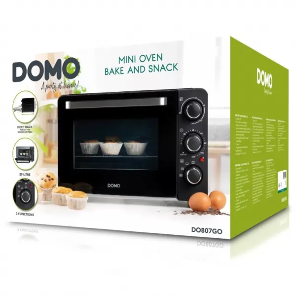 Elektrická mini trouba DOMO DO807GO