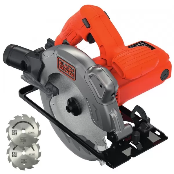 Kotoučová pila s laserem + 2x kotouč Black&Decker CS1250LA