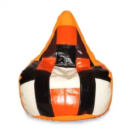 Sedací vak Farebný oranžový BeanBag