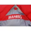 Sedací vak 189x140 duo scarlet rose - gray BeanBag