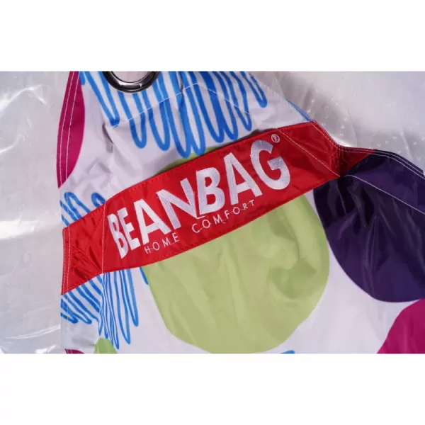 Dizajnový sedací vak 189x140 Buble s popruhmi BeanBag