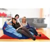 Sedací pytel 189x140 duo dark blue - cyan BeanBag
