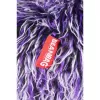 Sedací vak Shaggy Multicolor white-black-purple BeanBag