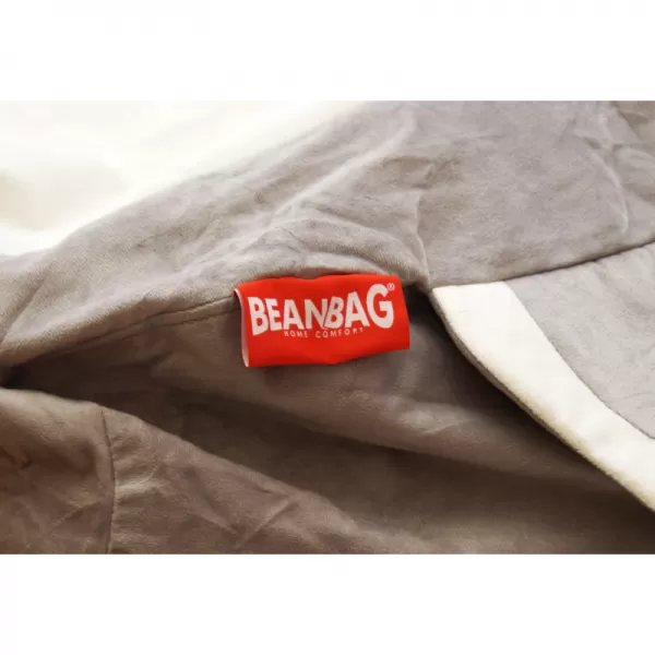 Skladovací vak tučňák Tuky, bílá/šedá BeanBag