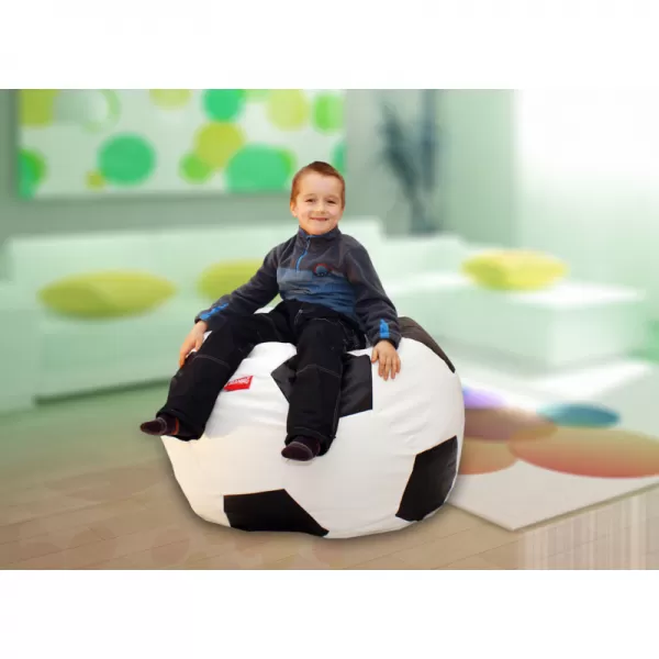 Sedací fotbalový míč 90 cm BeanBag