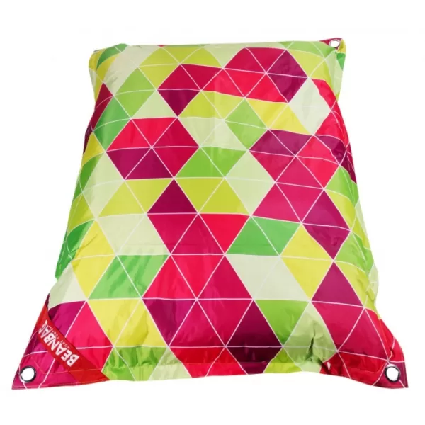 Designový sedací vak 189x140 triangle s popruhy BeanBag