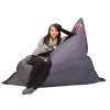Sedací vak 179x140 perfektný tmavosivý BeanBag