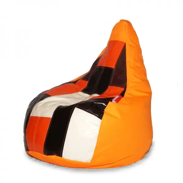 Sedací vak Farebný oranžový BeanBag