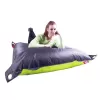 Sedací pytel 189x140 duo limet - dark gray BeanBag