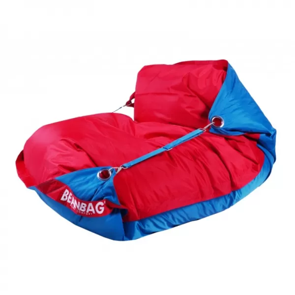 Sedací pytel 189x140 duo turquoise - cherry BeanBag