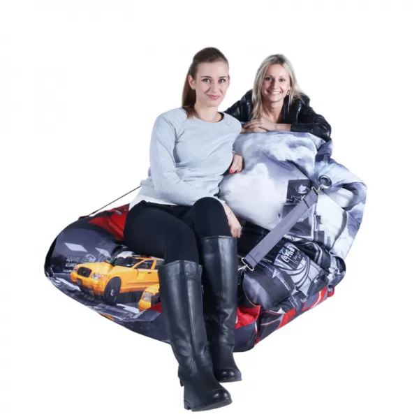 Designový sedací vak 189x140 city BeanBag