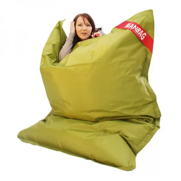 Sedací vak 179x140 perfektná zelená žaba BeanBag