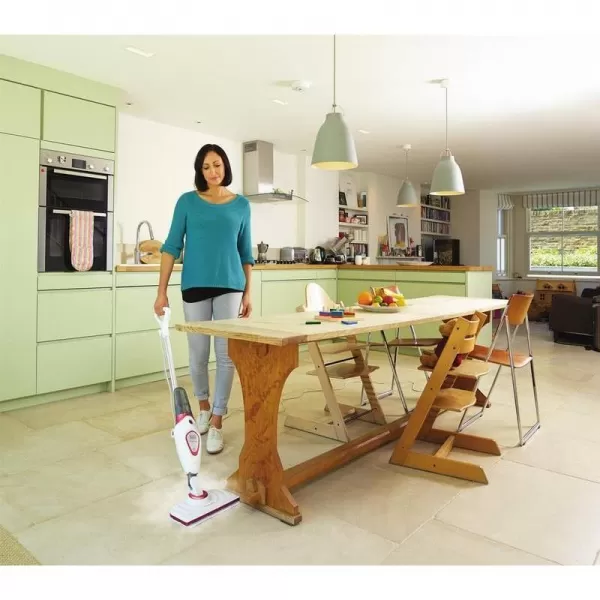 Parní mop 1600W Autoselect 2v1 bílý/červený Black&Decker BDS1616R