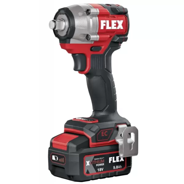 Aku rázový utahovák 18V/2x 5,0Ah IW 1/2" 400 18.0-EC 5.0/Set Flex 531504