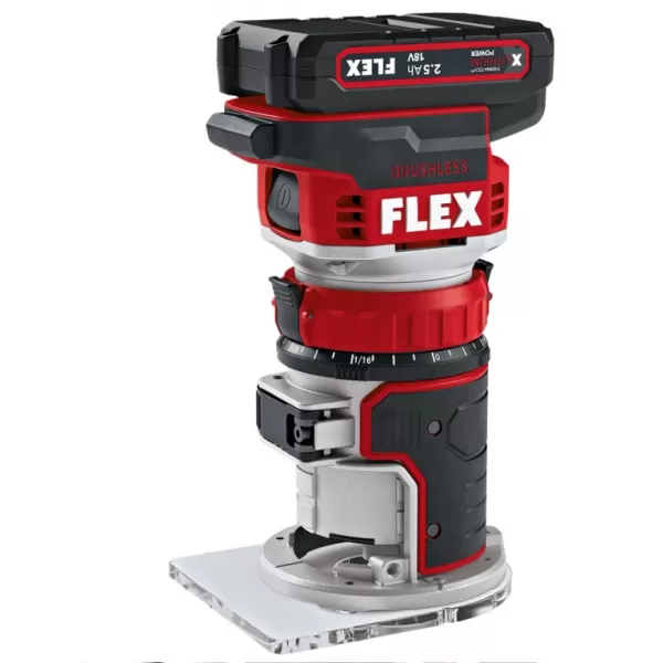 Aku hranová a vrchní frézka 18V bez aku CER 18.0-EC C Flex 531634