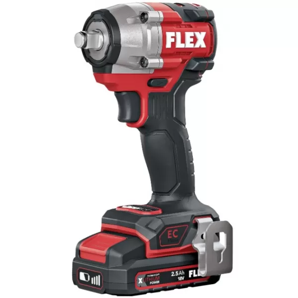 Aku rázový utahovák 18V/2x 5,0Ah IW 1/2" 400 18.0-EC 5.0/Set Flex 531504