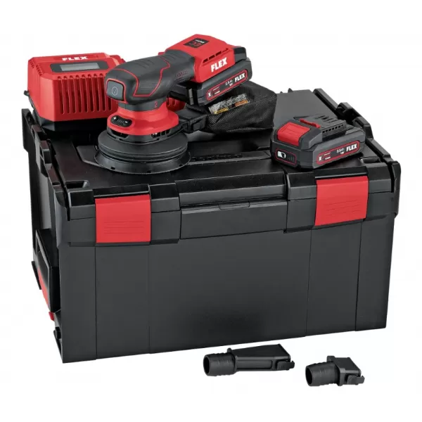 Aku excentrická bruska s regulací otáček 18V/2x2,5 Ah ORE 2-125 18-EC/2.5 Set Flex 532083