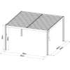 Bioklimatická pergola 4x4 m G21 Austin