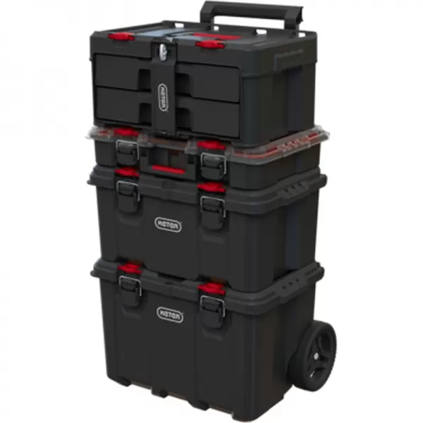 Box se třemi organizéry Keter Stack’N’Roll 610524