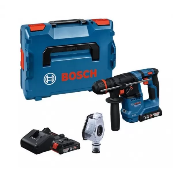 Aku vrtací kladivo 18V/2x2,0 Ah SDS-plus Bosch GBH 18V-18 X 0611927101