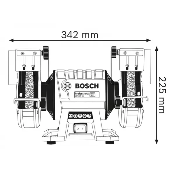 Dvoukotoučová bruska Bosch GBG 35-15 Professional 0.601.27A.300