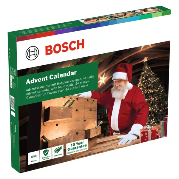 Adventný kalendár 2026 s praktickou 44-dielnou sadou náradia Bosch 6035952399