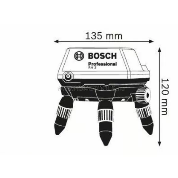 Otočný držák s motorkem Bosch RM 3 Professional 0601092800