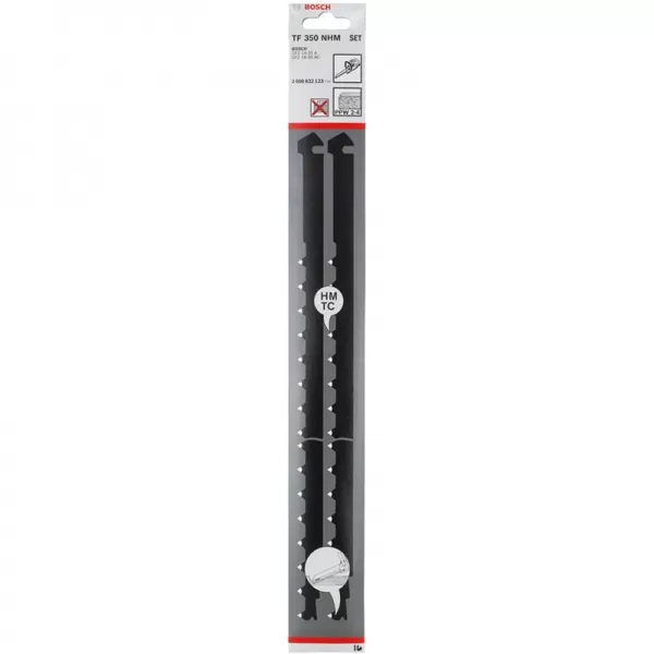 Súprava pílových plátkov HM TF 350 NHM, 2dielna Rôzne materiály (tvrdokov) Bosch 2608632123