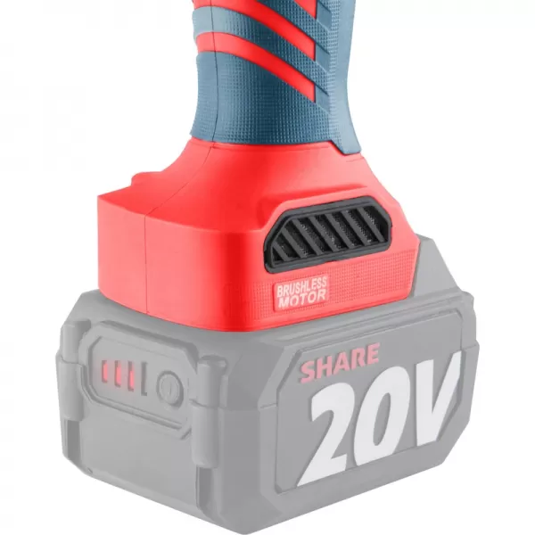 Aku úhlová bruska 20V/bez aku SHARE20V 125mm BRUSHLESS Extol Premium 8891839