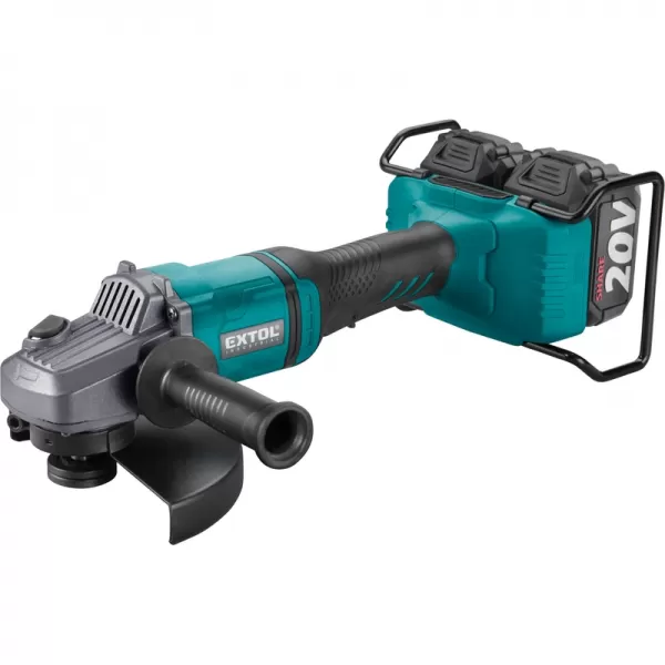Aku úhlová bruska 20V 2x4Ah EXTOL INDUSTRIAL 8791846
