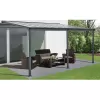 Hliníková pergola (5x3 m) Riwall RMPP 16 x 10 Anthracite