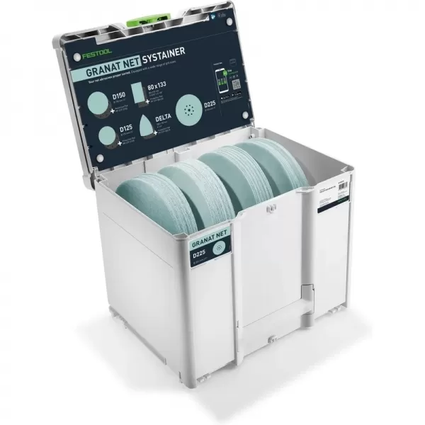 Systainer3 s brusivem Granat Net D225 GR NET HSK-A SYS-P Festool 579369